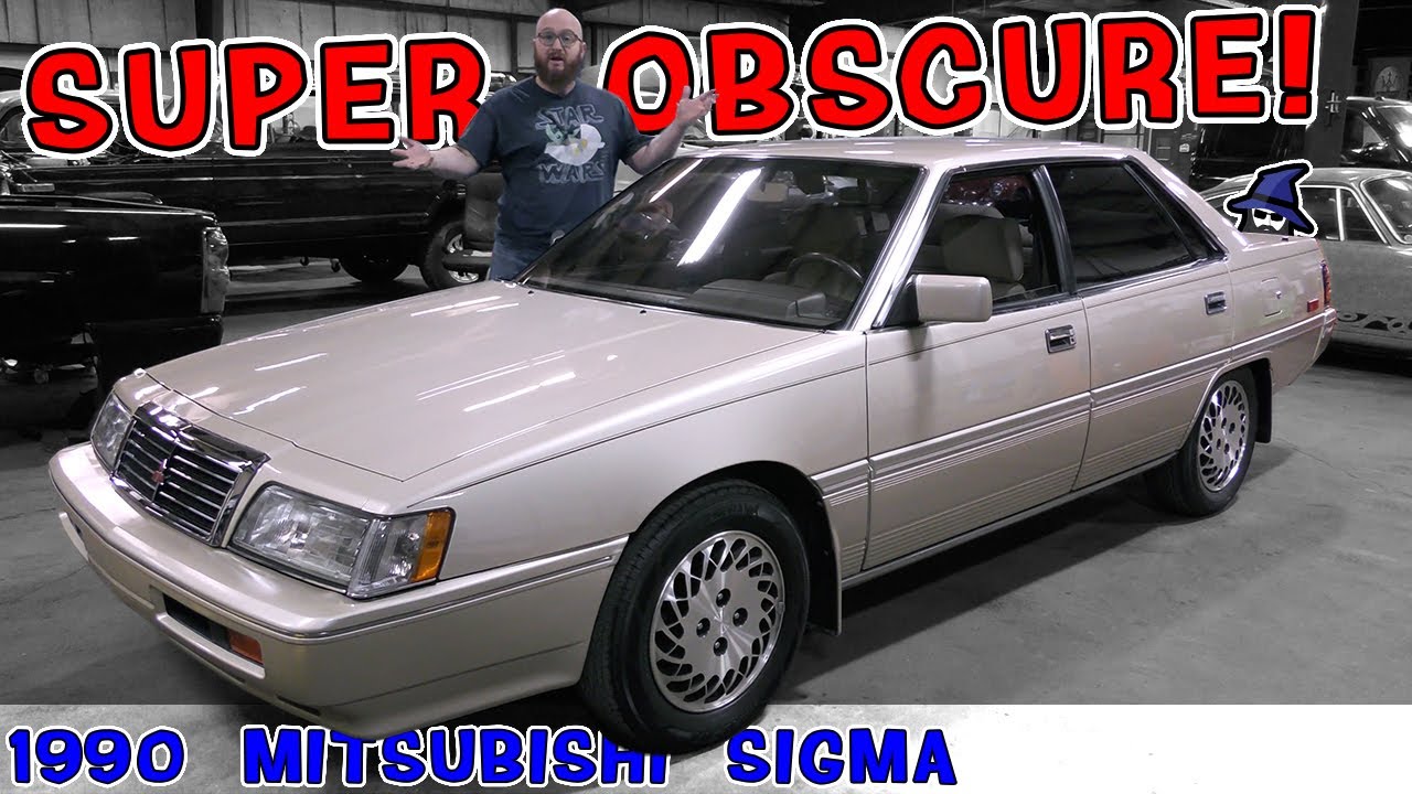 Insanely Unique! When Mitsubishi attempted European design. CAR WIZARD shows immaculate '90 Sigma