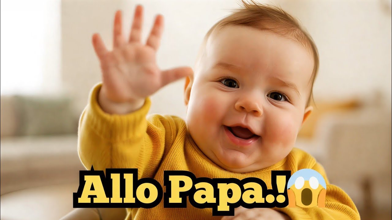 He Said “Allo Papa”! 😱 Cutest Baby Moment Ever 👶 | Try Not To Smile