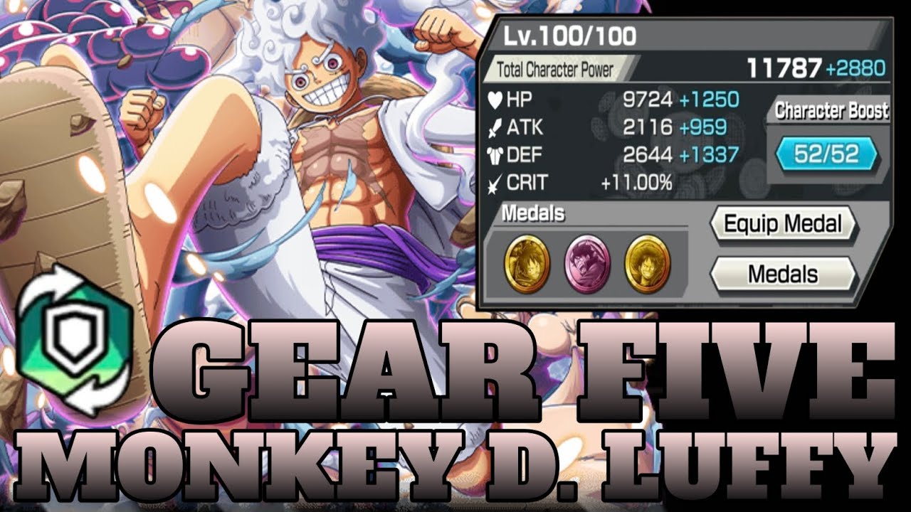 MONKEY D. LUFFY GEAR FIVE GAMEPLAY | ONE PIECE BOUNTY RUSH | OPBR