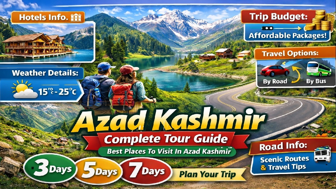 Azad Kashmir Complete Tour Guide| Best Places To Visit In Azad Kashmir -Places to Visit Azad Kashmir