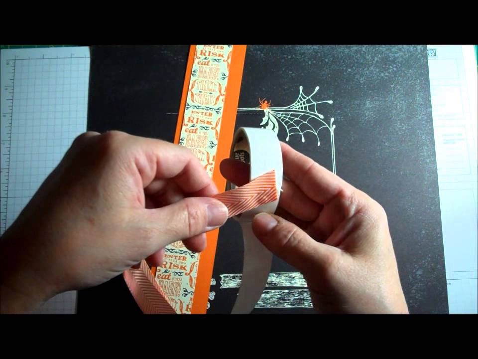 Stampin' Up! Stamping and Scrapbooking Sunday Series:  Halloween Layout
