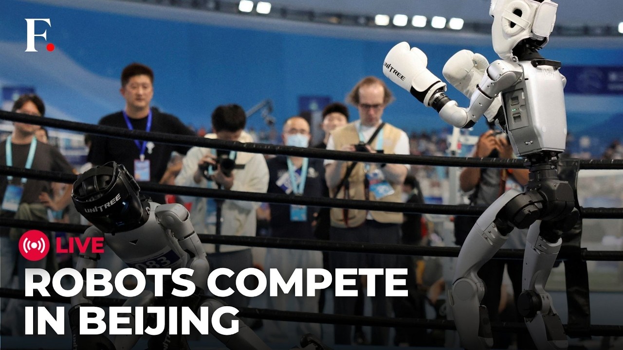 World Humanoid Robot Games LIVE: Humanoid Robots Race and Flip at World Robot Games in Beijing