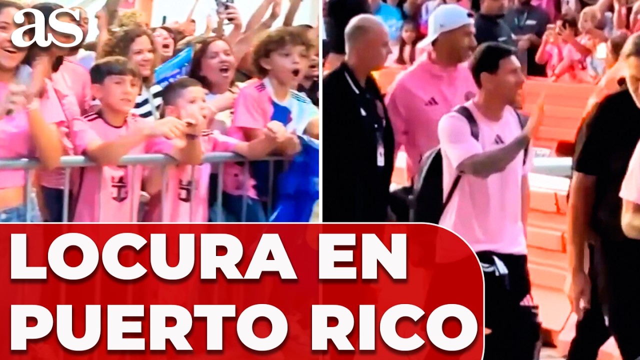 Los AFICIONADOS de PUERTO RICO enloquecen con LEO MESSI en el PAÍS con INTER MIAMI