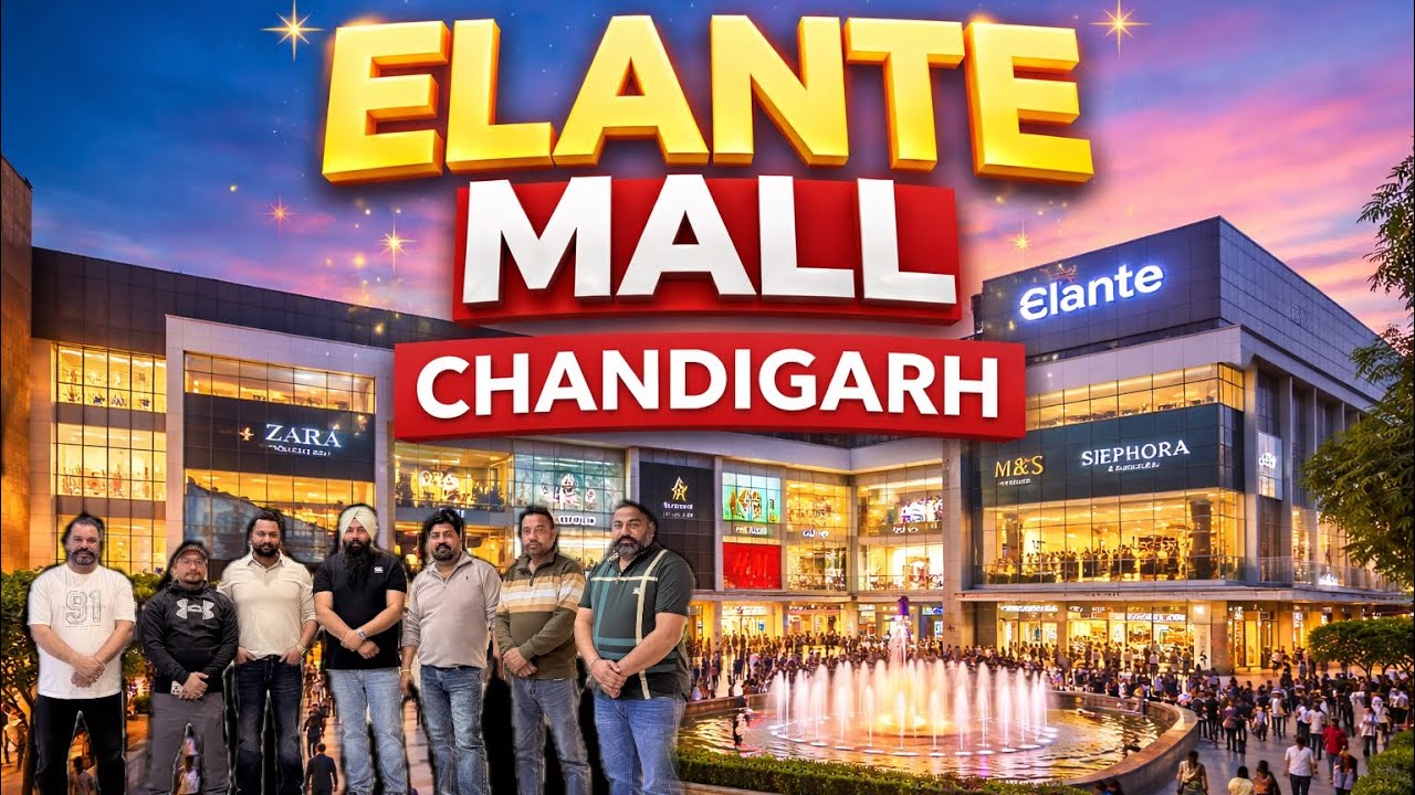 Inside The Most Extravagant Mall in India FUN SHUN WITH FRIENDS IN ELANTE MALL UT ||Elante Mall