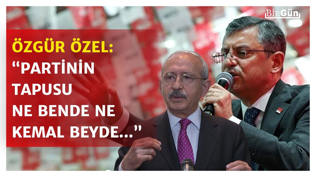 &Ouml;zg&uuml;r &Ouml;zel'den Kılı&ccedil;daroğlu'na ağır eleştiriler: 