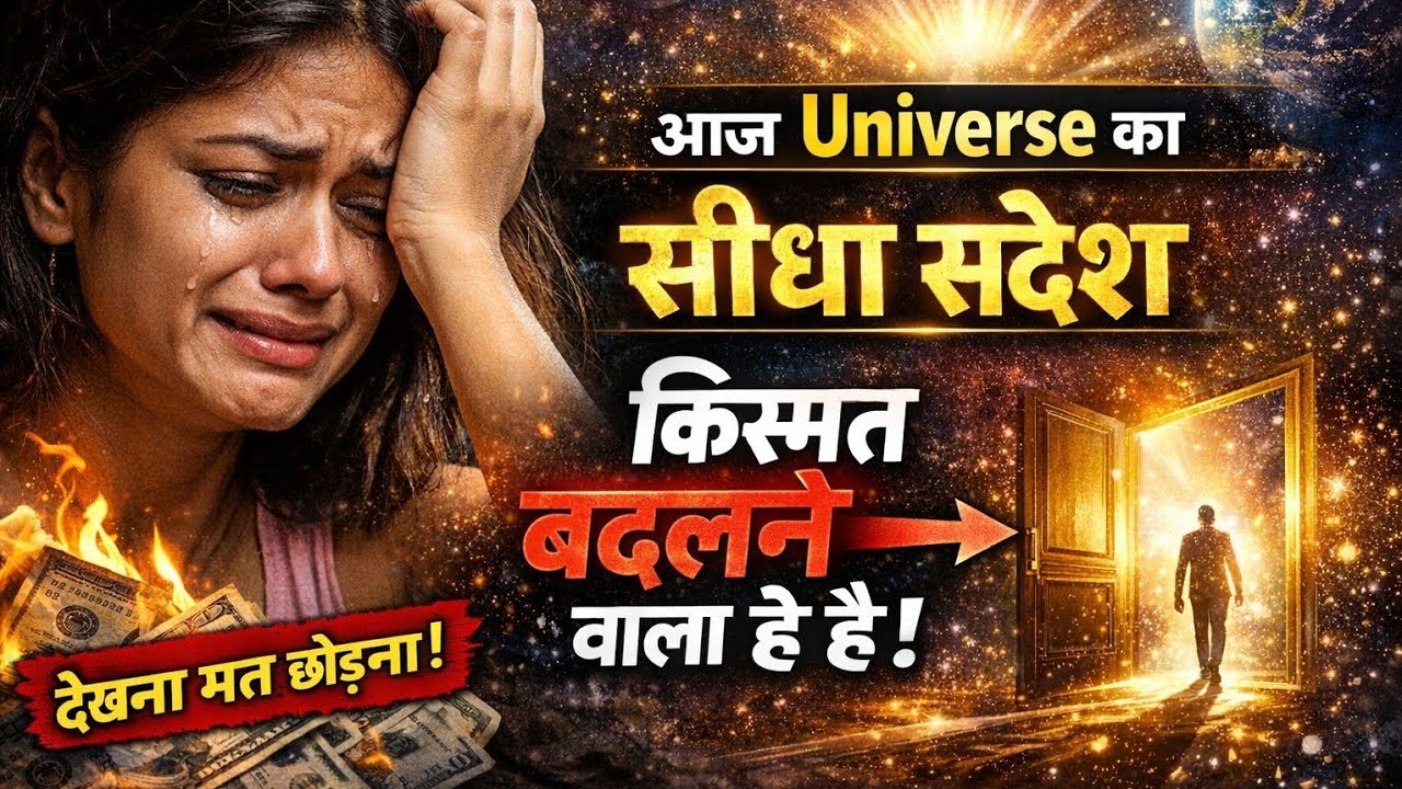 आज Universe का सीधा संदेश… अगर यह आपके सामने आया है तो किस्मत बदलने वाली है!  