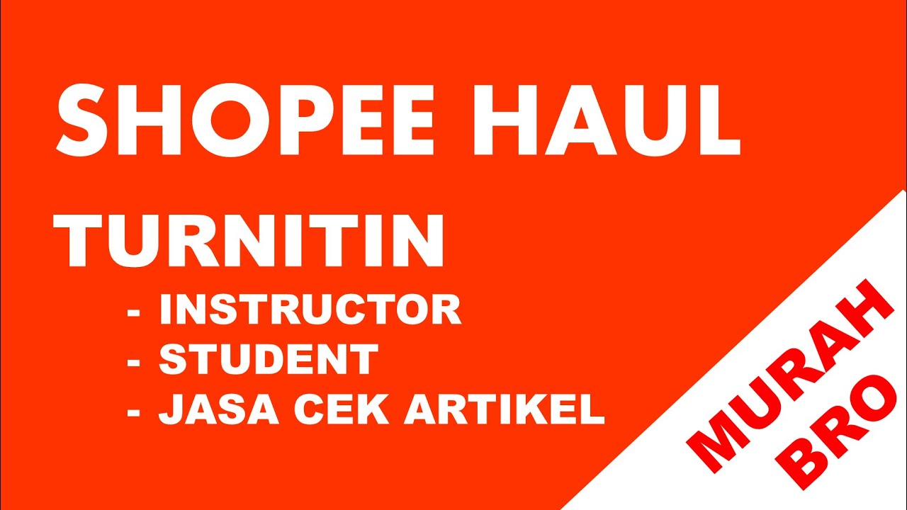 Turnitin (Rekomendasi Beli Via Marketplace)
