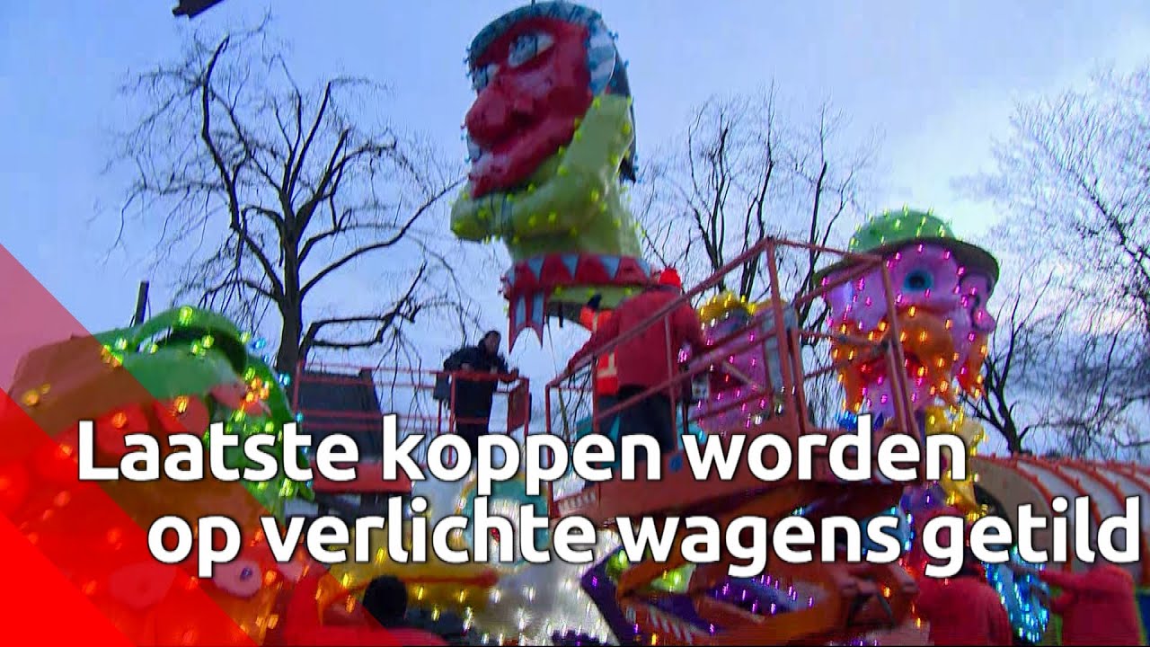 Voorbereidingen voor lichtjesoptocht in Berghem - Brabants Buske