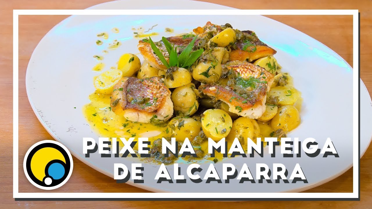 Como fazer receita de Peixe com Manteiga de Alcaparra - Renato Carioni
