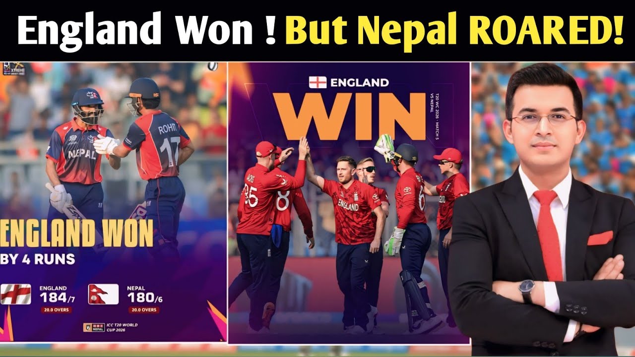 England Won, But Nepal Won Hearts | England vs Nepal T20 World Cup 2026 Thriller