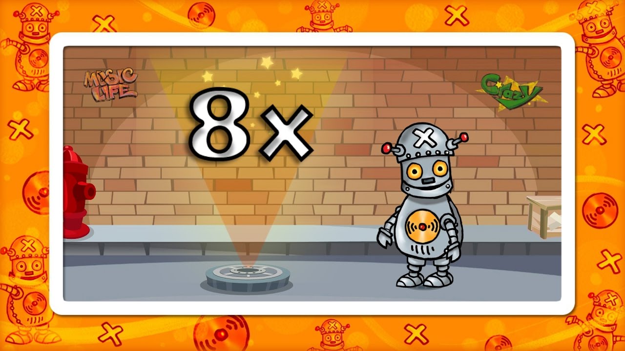 Tabuada do 8 | Tabuada Musical