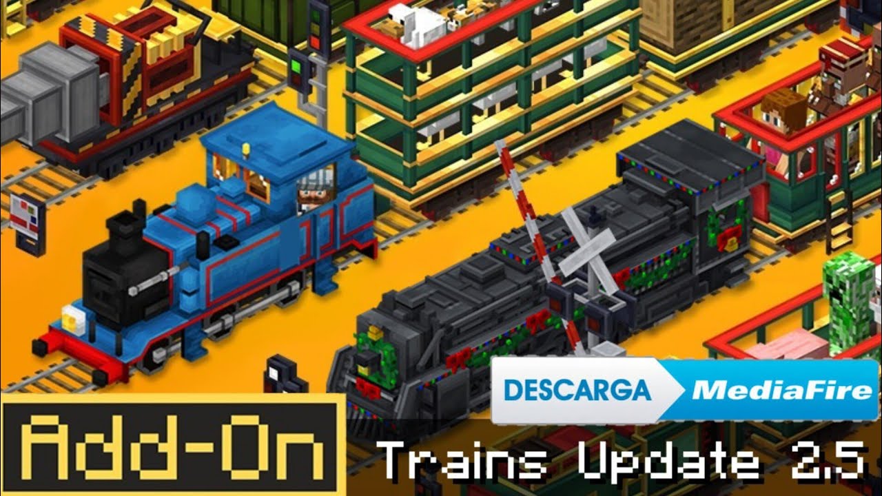 ¡Como Descargar El Add-On De Trains 2.0 Por Mediafire!