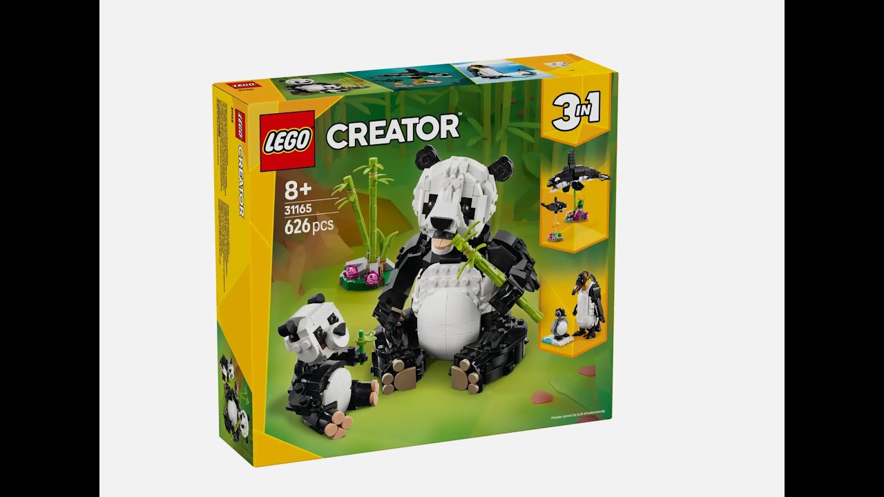The Lego Creator Set Wild Animals Panda Family
