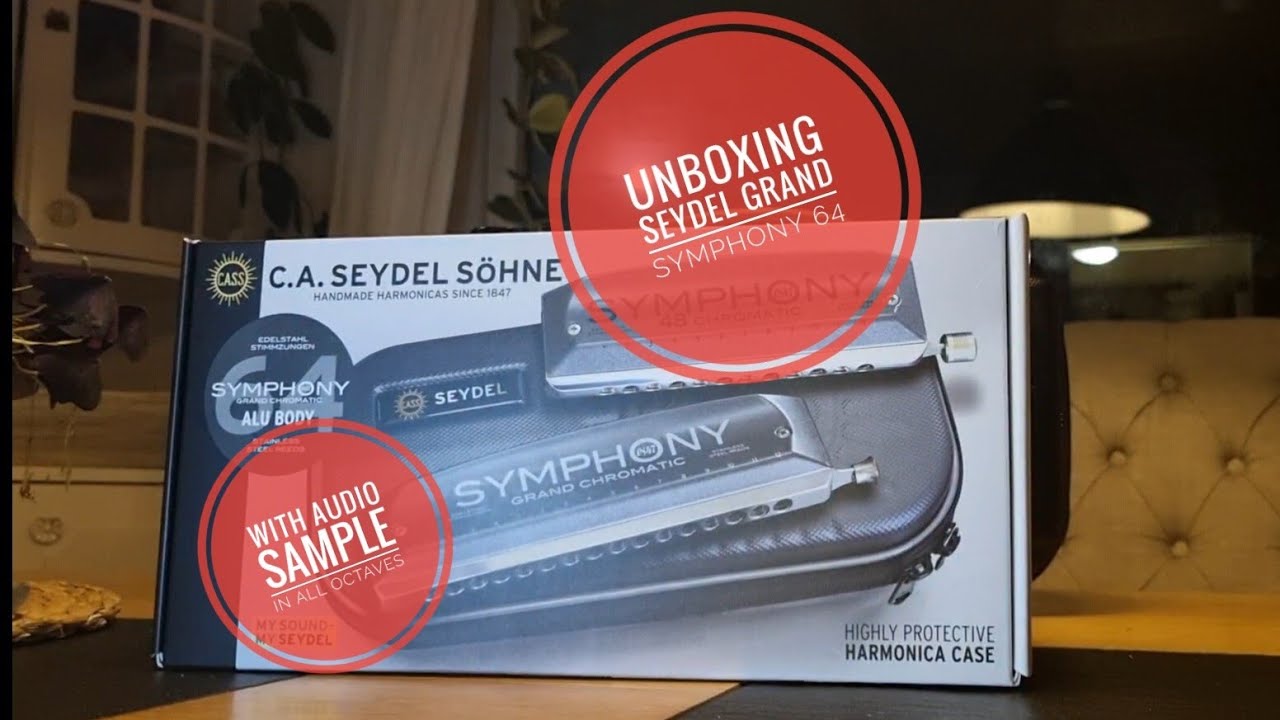 Seydel  Symphony Grand Chromatic 64 Unboxing (with audio sample in all octaves)