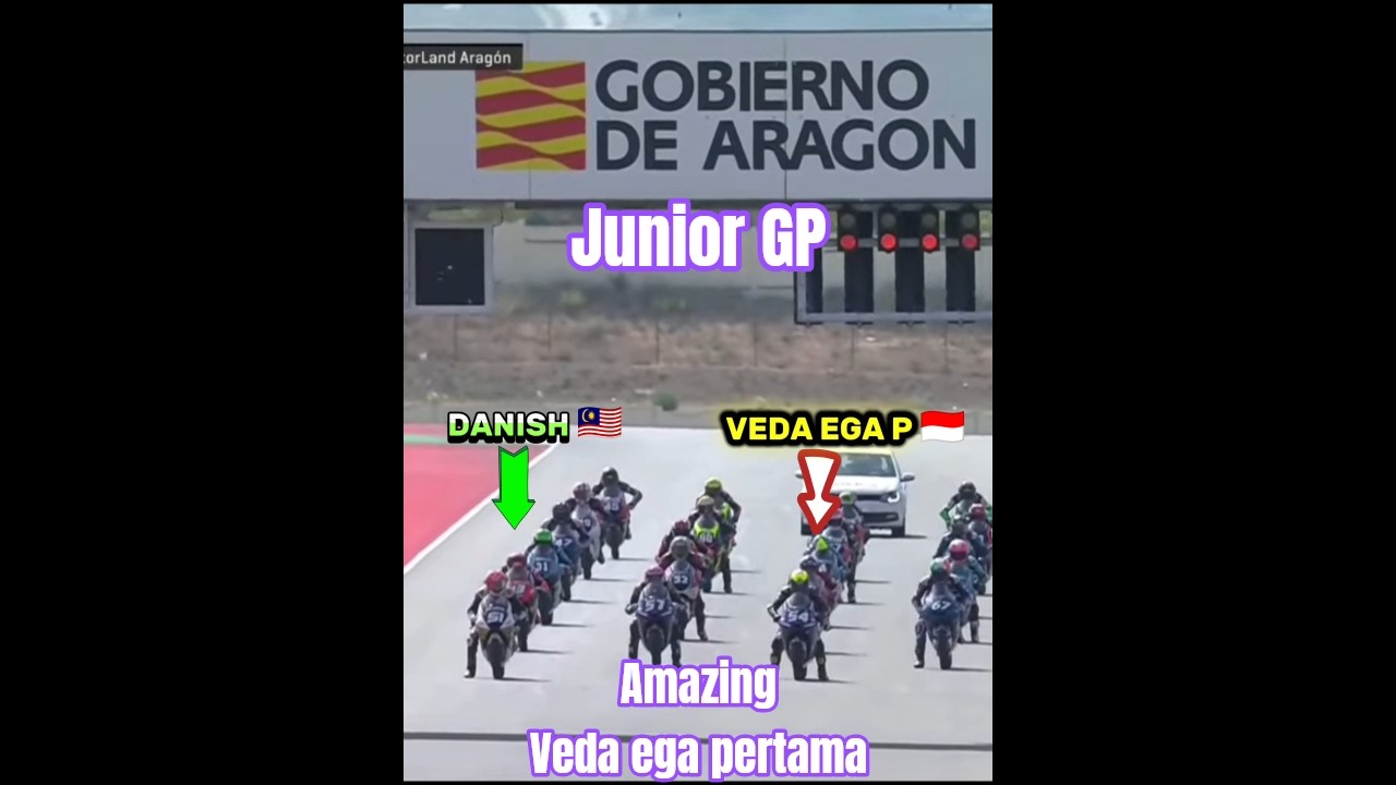 VEDA EGA P DI JUNIORGP ARAGON 2025 #juniorgp #vedaegapratama #fypシ゚viral