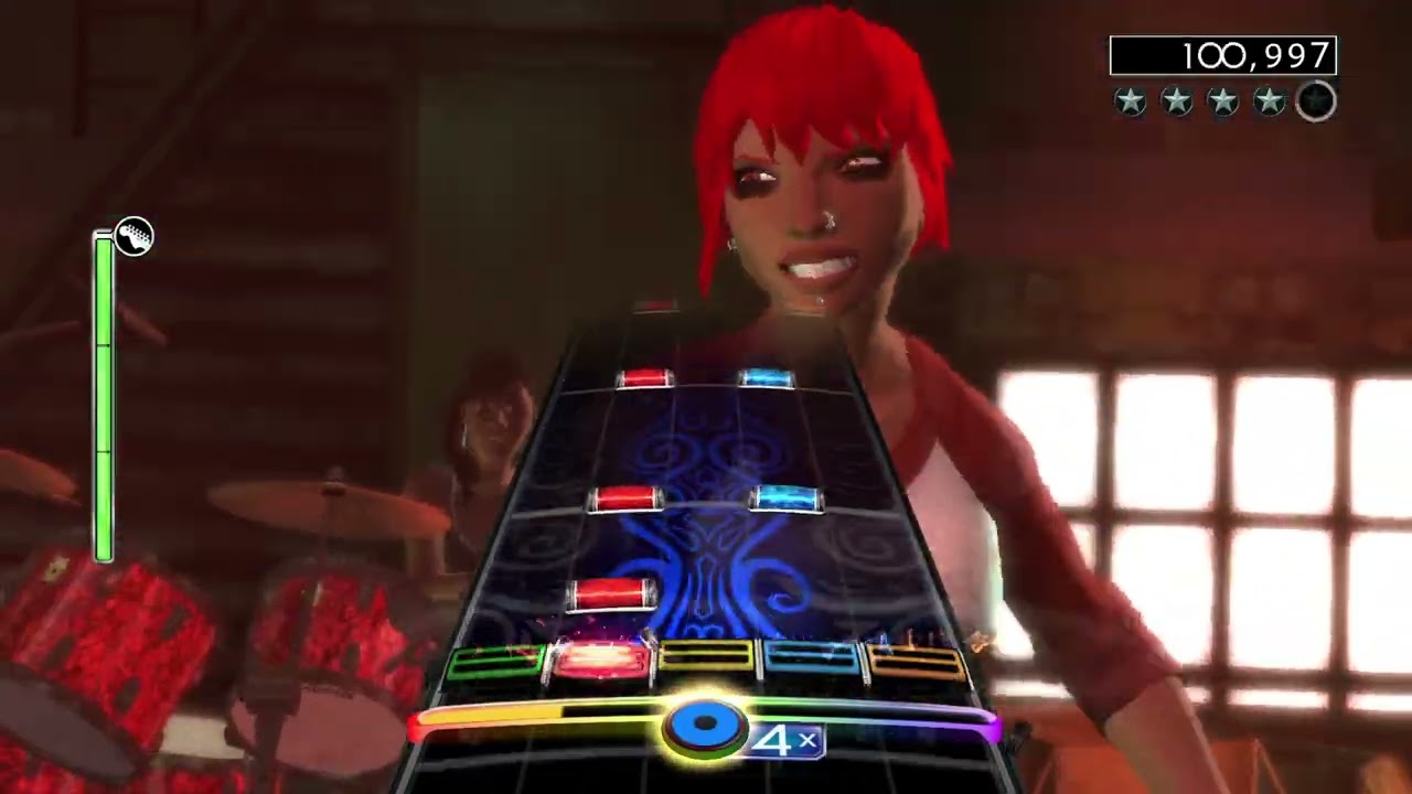 Rock Band 2 Deluxe - Suffragette City by David Bowie 100% FC