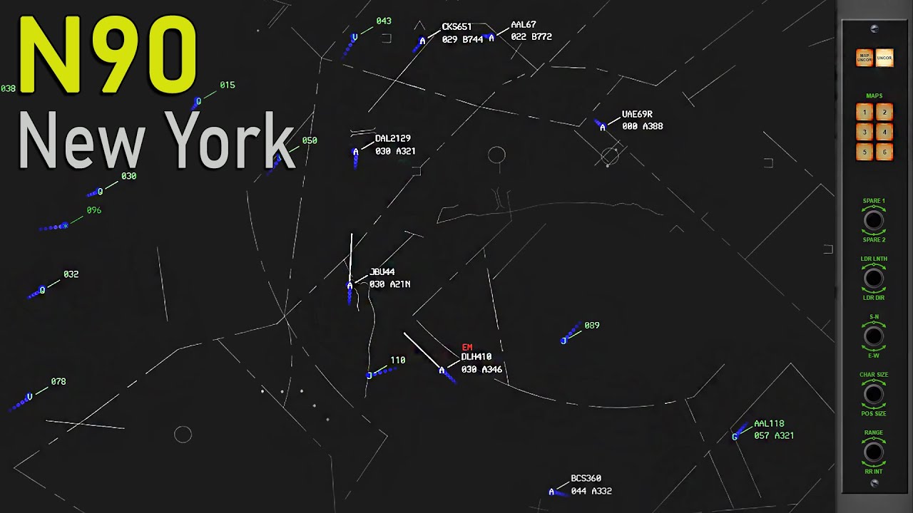 ATC RADAR | [N90] | New York Tracon (JFK FINAL Sector)