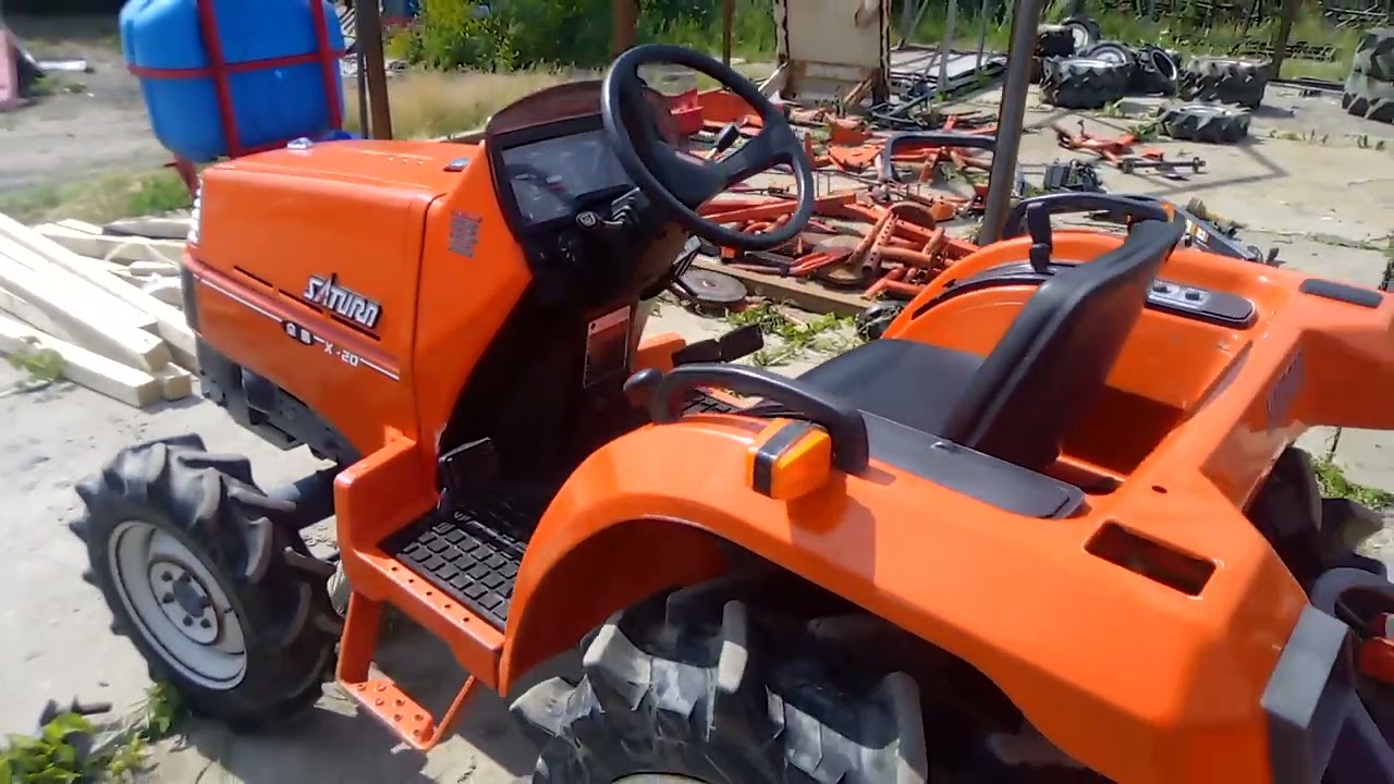 Огляд кубота Kubota X-20 трактор як новий.