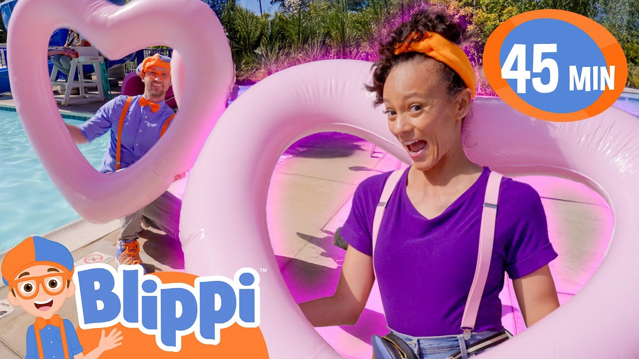 Love Is In The WATER? Sink or Float Challenge! | Blippi & Meekah Challenges and Games for Kids