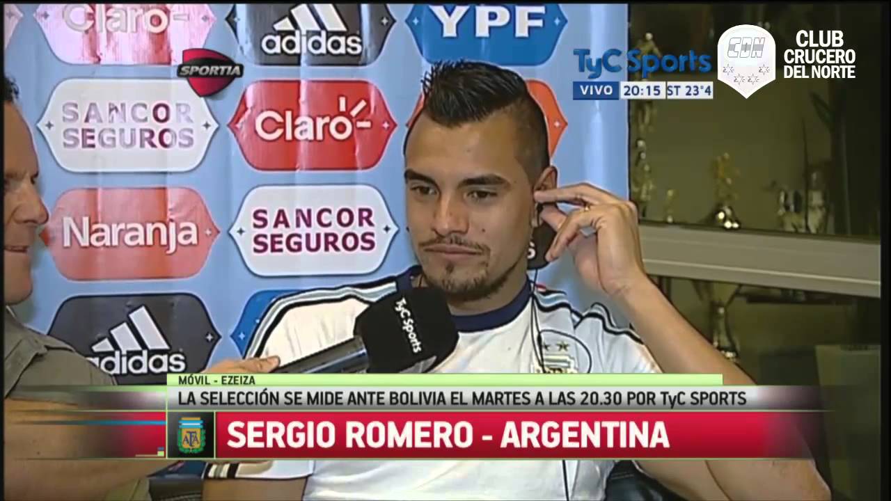 Sergio Romero es de Crucero  del Norte