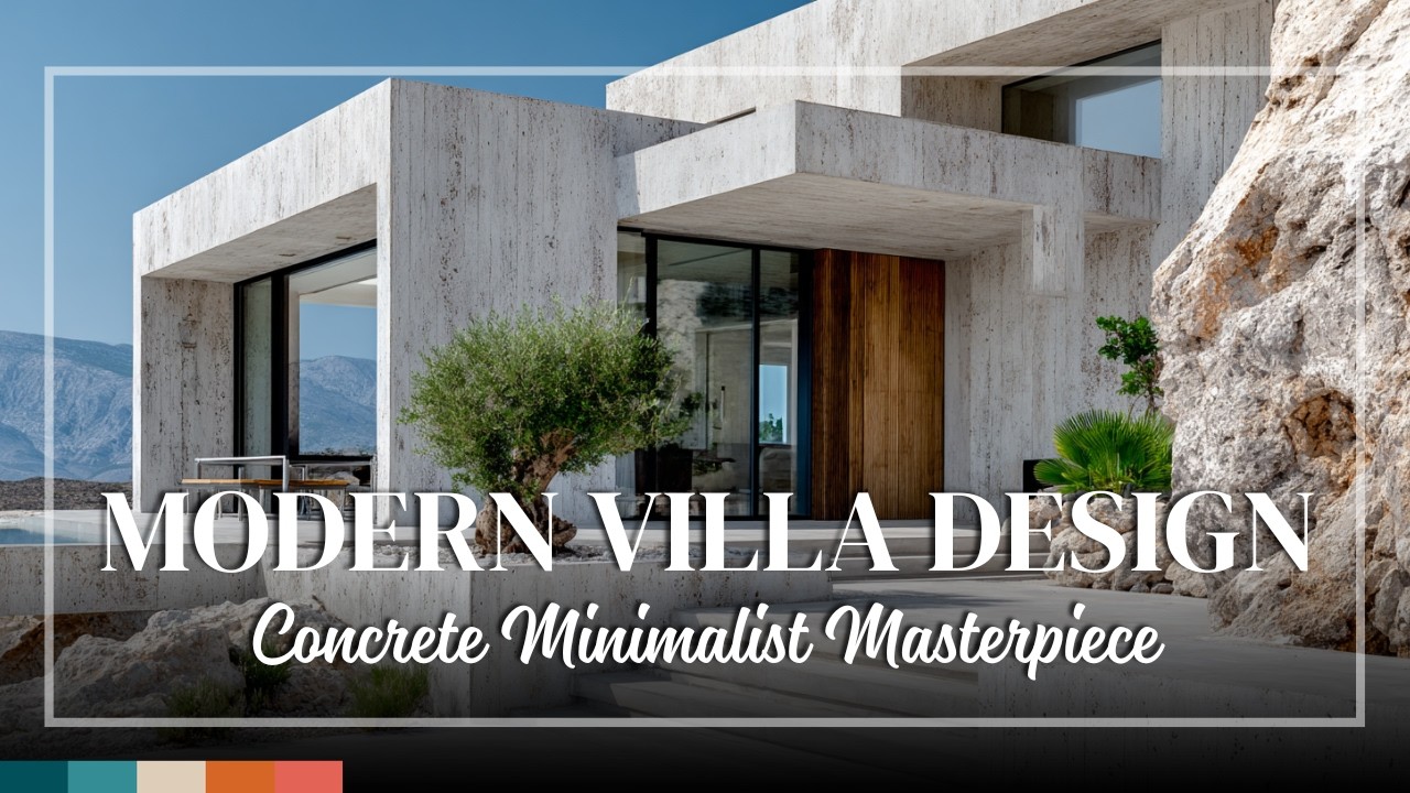 Modern Brutalist Villas – Refined Concrete Living with International Luxury Appeal