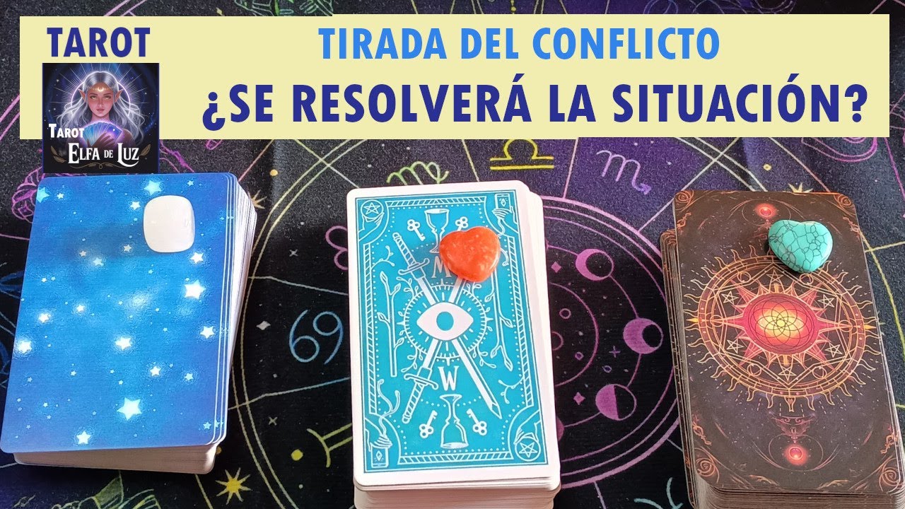 tarot triángulo de conflicto- tarot de consejo- tarot de resolución de un conflicto- tarot Elfadeluz
