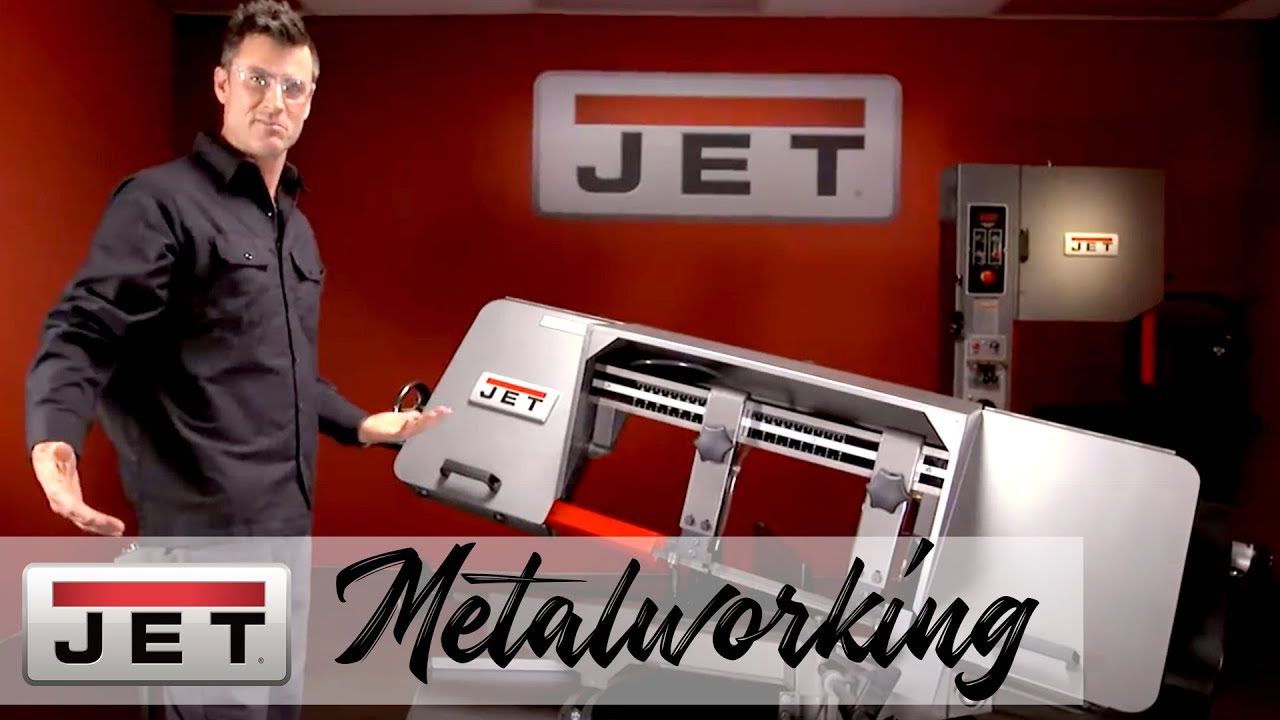 JET Horizontal Mitering Metal Bandsaw Demo