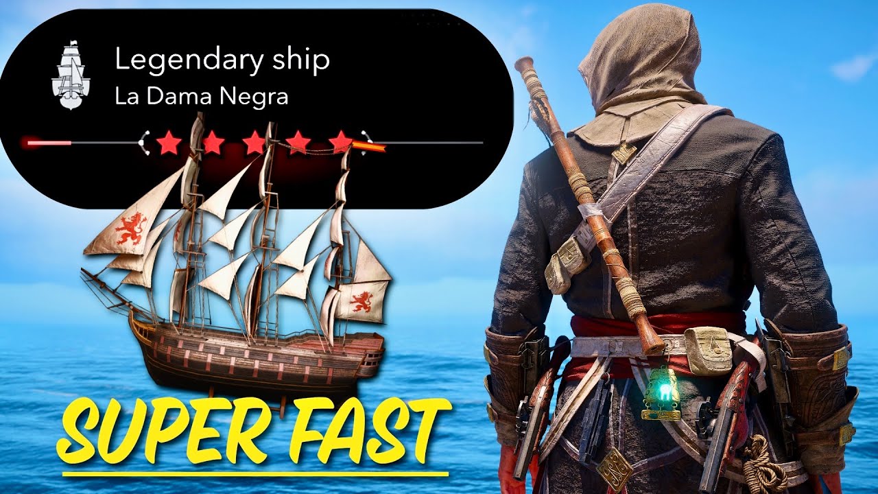 Как легко победить легендарный корабль La Dama Negra &mdash; Assassin&rsquo;s Creed Black Flag Resynced