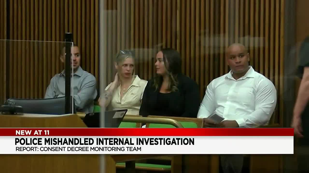 Report: Cleveland police mishandled internal probe into officer shot by partner