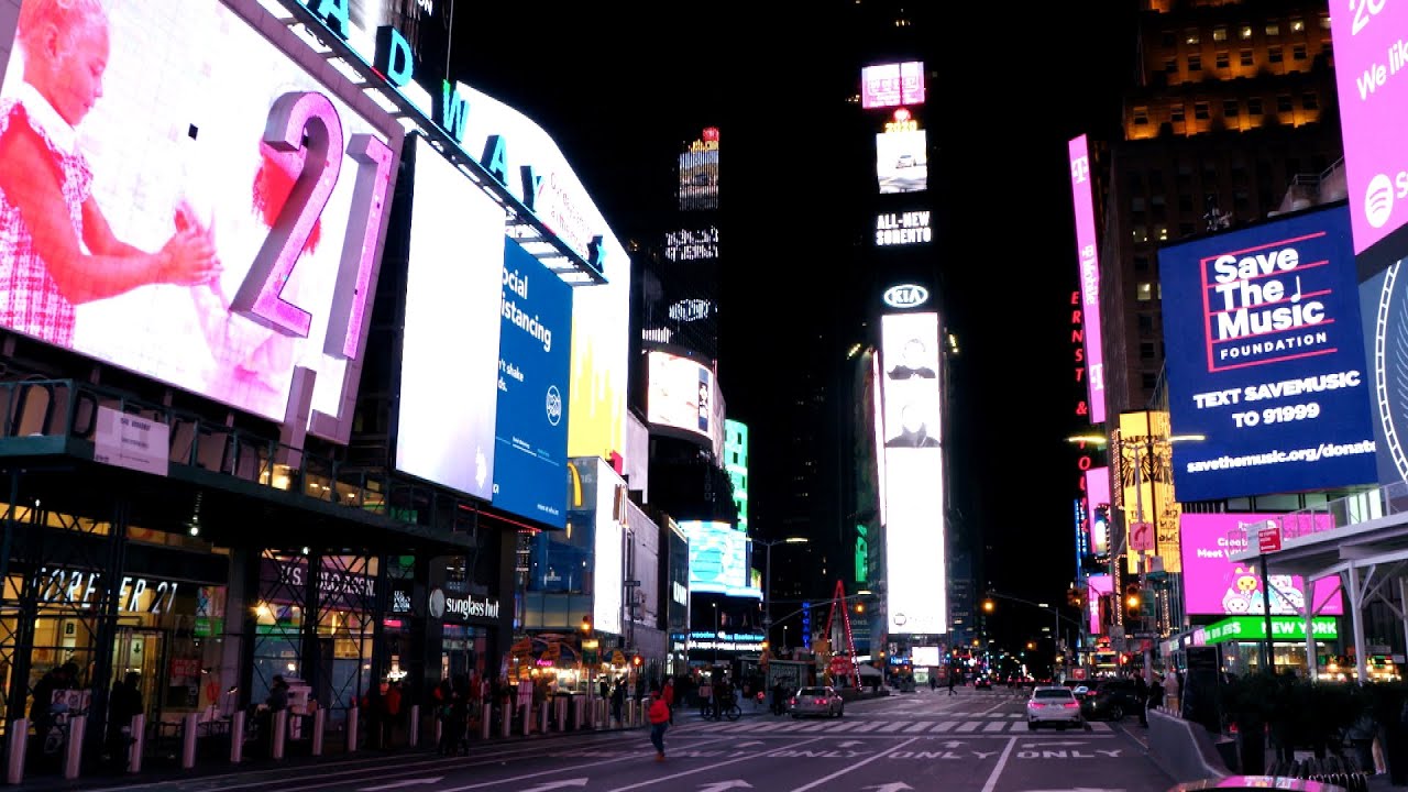 Times Square Has Become a Ghost Town During Pandemic