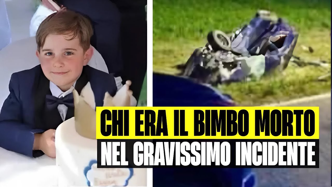 CHI ERA IL BIMBO DI 7 ANNI MORTO NEL GRAVISSIMO INCIDENTE A GRANAROLO: ERA INSIEME AL PADRE