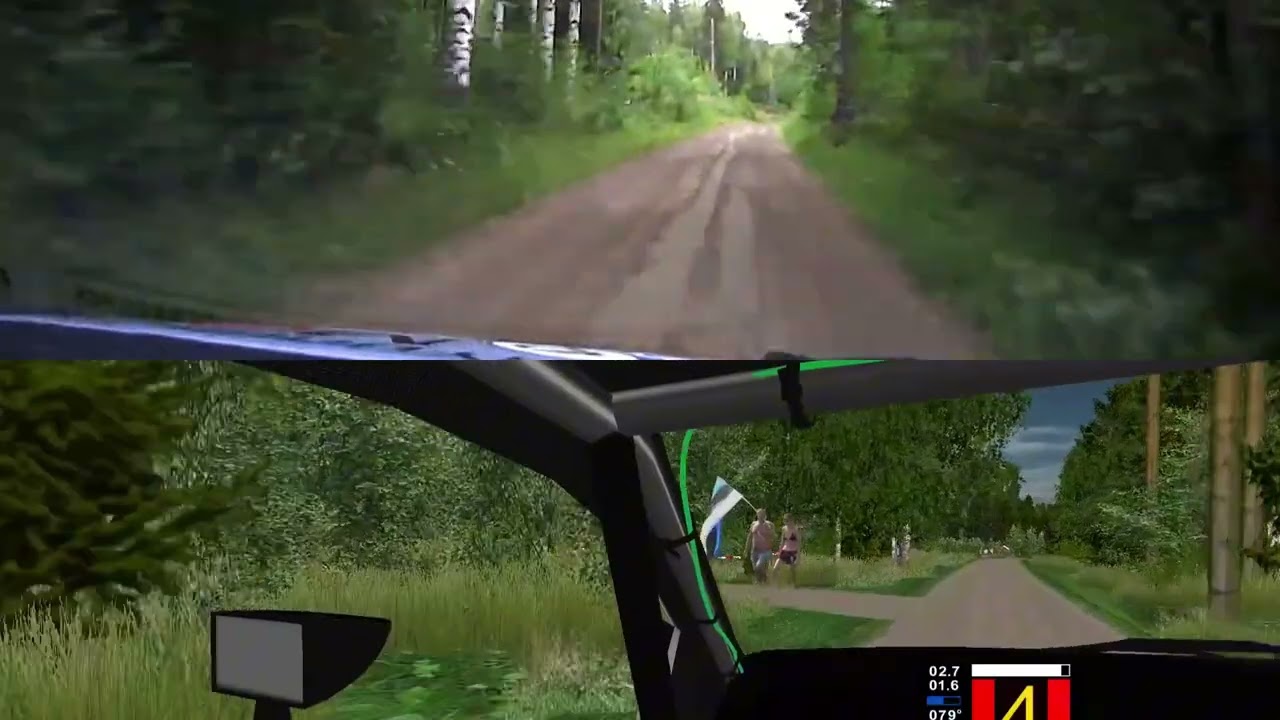 RBR vs IRL, Breen vs Titulica_RBR. Finland, Vesala Shakedown stage. Max attack comparison.