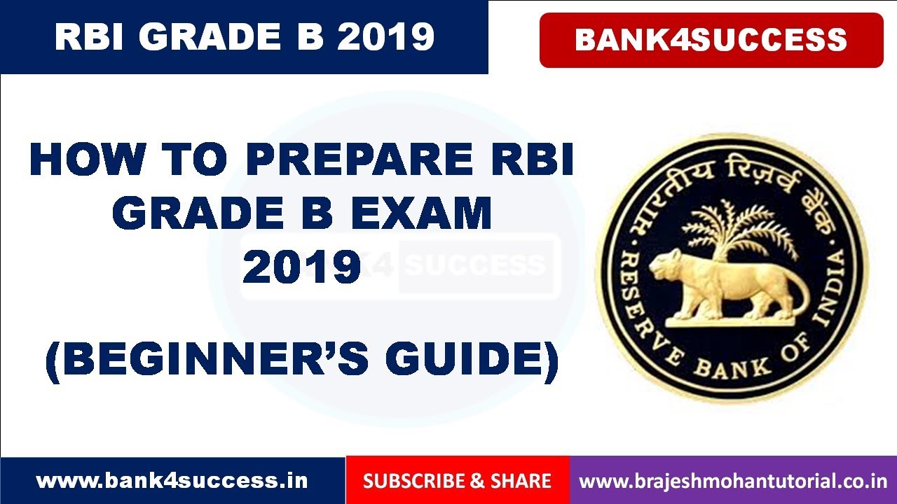 RBI Grade B 2019 Preparation | Notification | Eligibility | Syllabus | Salary | Books