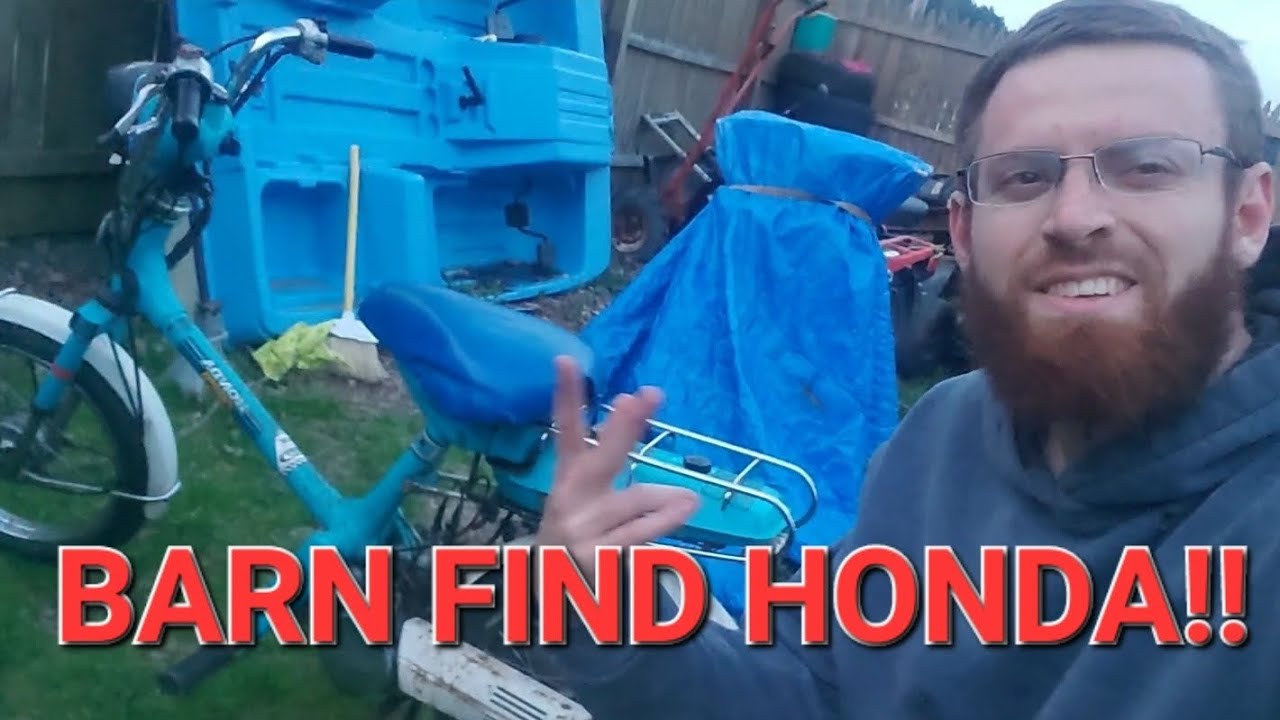 Barn Find 1980 Honda Express Revival