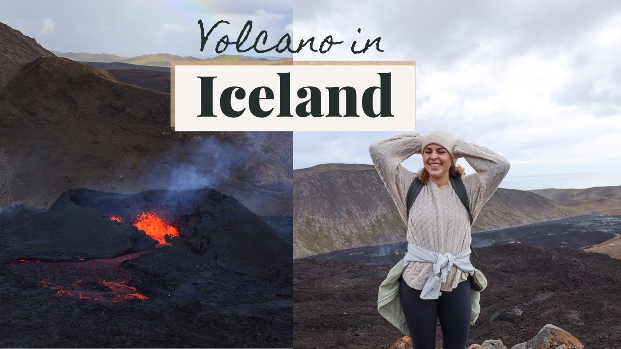 HIKING TO ICELAND&lsquo;S VOLCANO | Meradalir Eruption & Fagradalsfjall Crater 2022