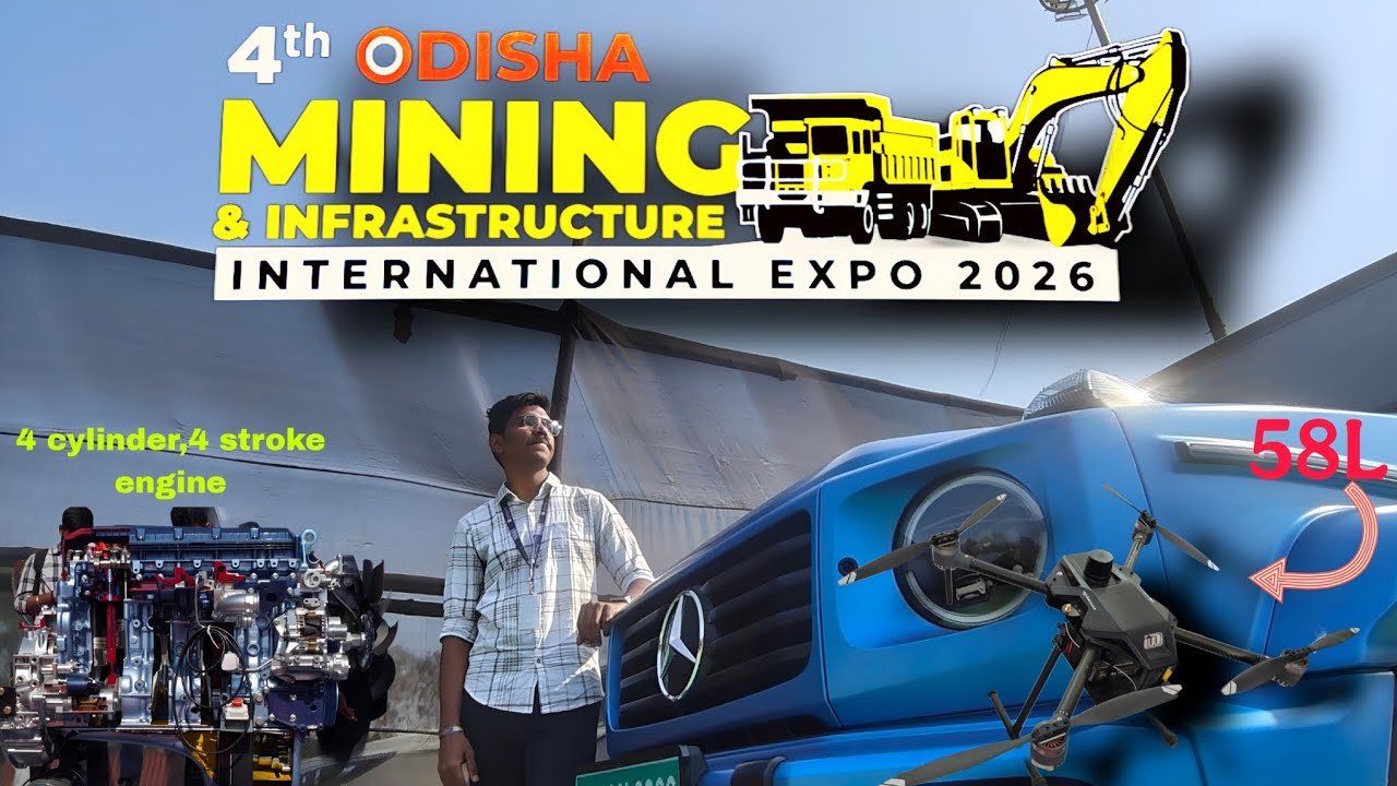 MINING EXPO 2026, अज्ज हम देखेंगे बल्हणे 58 L droon और बोहोत सारे industrial product