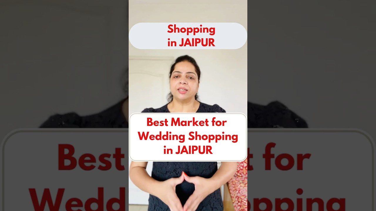 Jaipur Wedding Shopping #bestmarket #jaipurshopping #bridalwear #destinationwedding #shortvideo