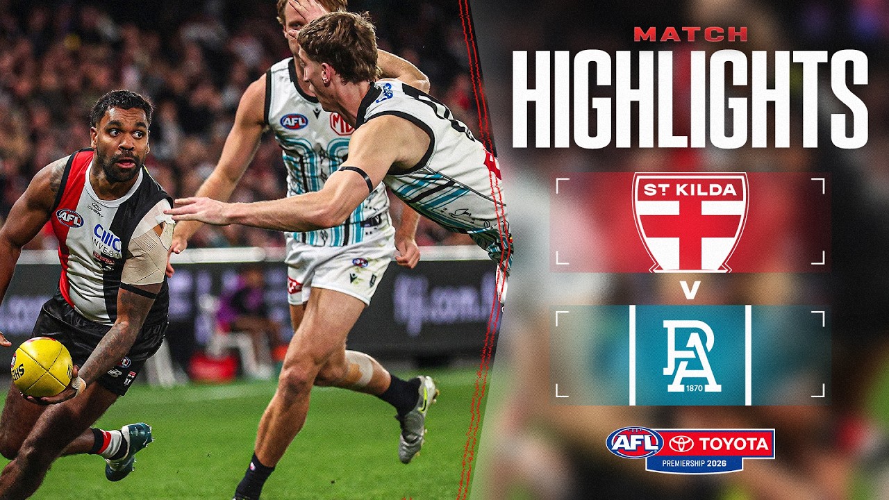 St Kilda v Port Adelaide Highlights | Round 18, 2026 | AFL