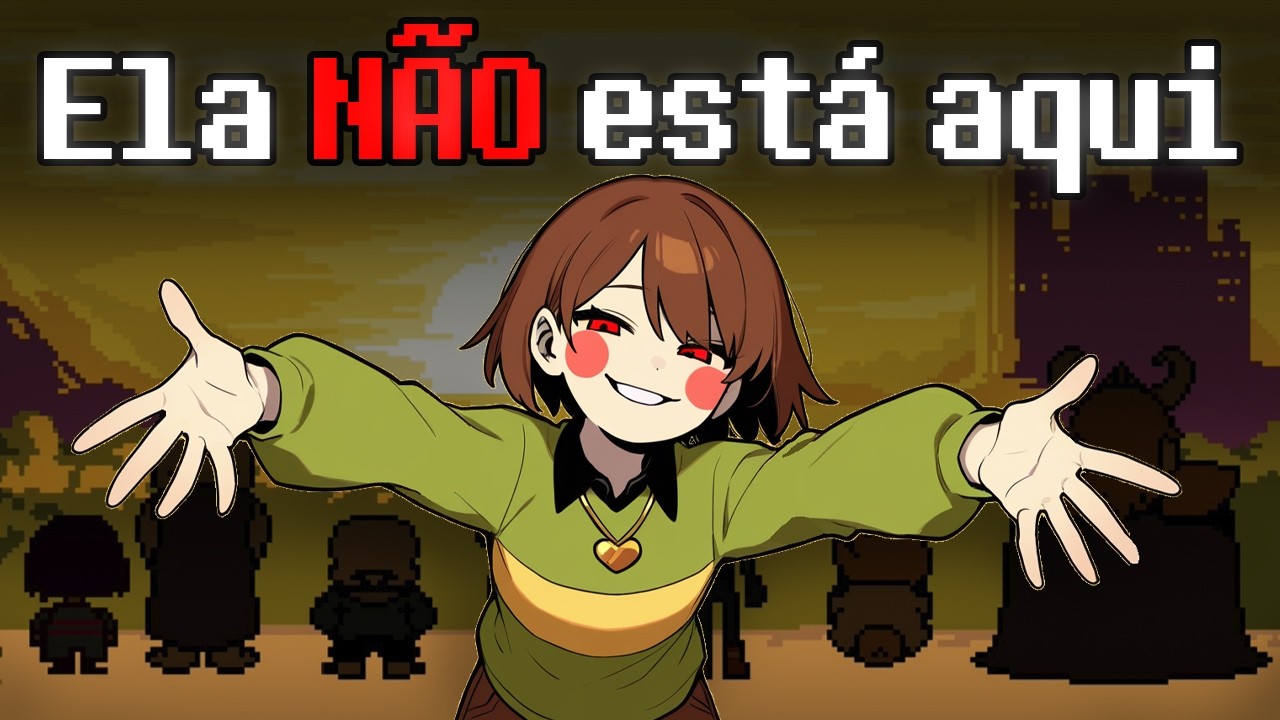 Chara não te acompanha em todas as rotas de Undertale (e o jogo mostra isso)