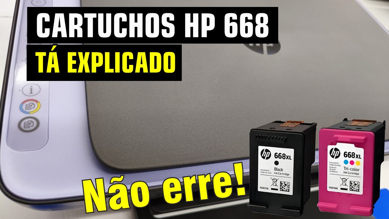 EXPLICATIVA SOBRE CARTUCHO HP 668 e HP 668 XL