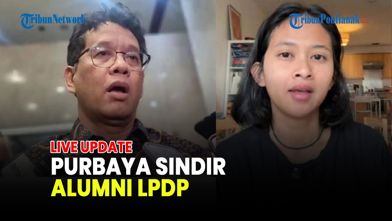 🔴REAKSI MENKEU PURBAYA SOAL ALUMNI LPDP OGAH ANAKNYA JADI WNI