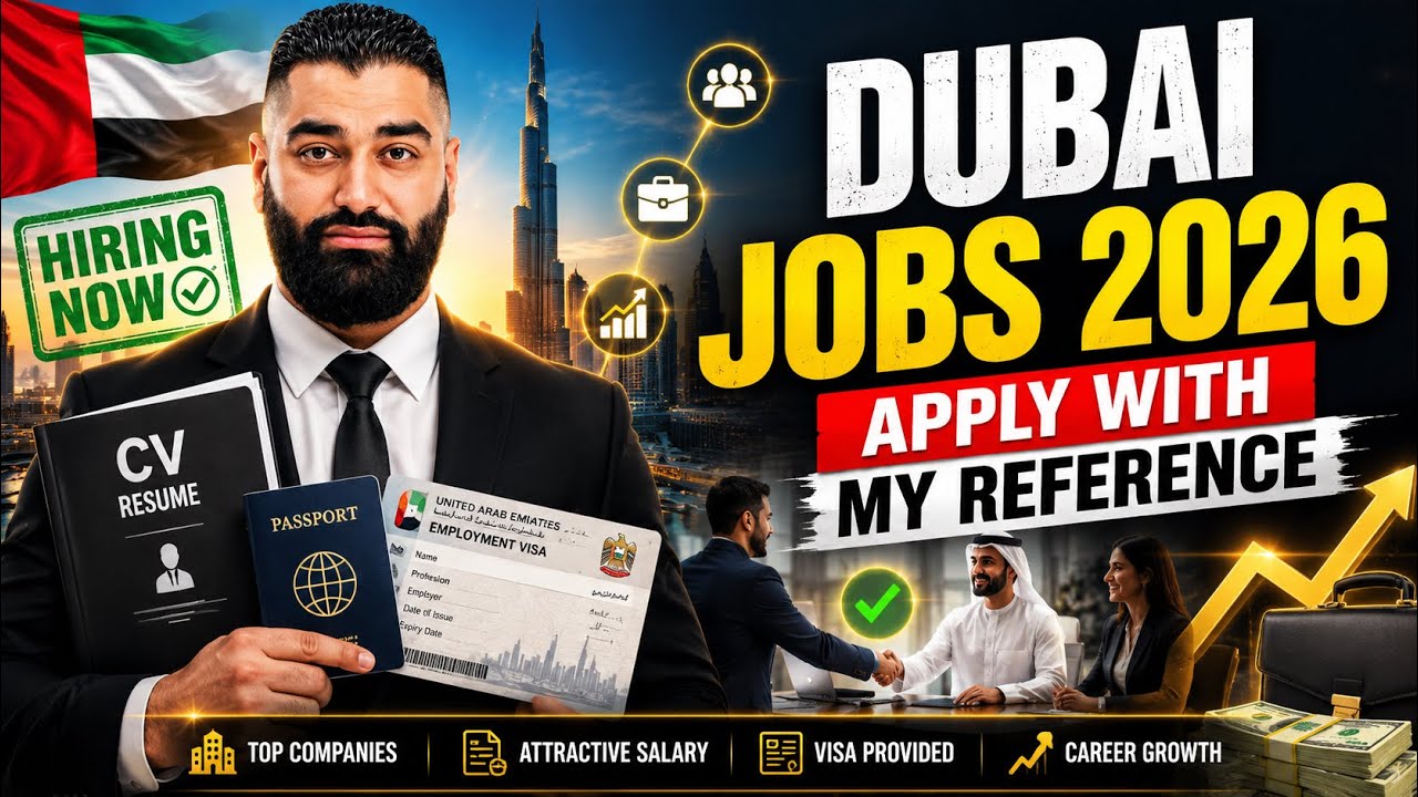 🇦🇪 UAE Jobs 2026 | My Reference for Dubai Hiring | Apply Today