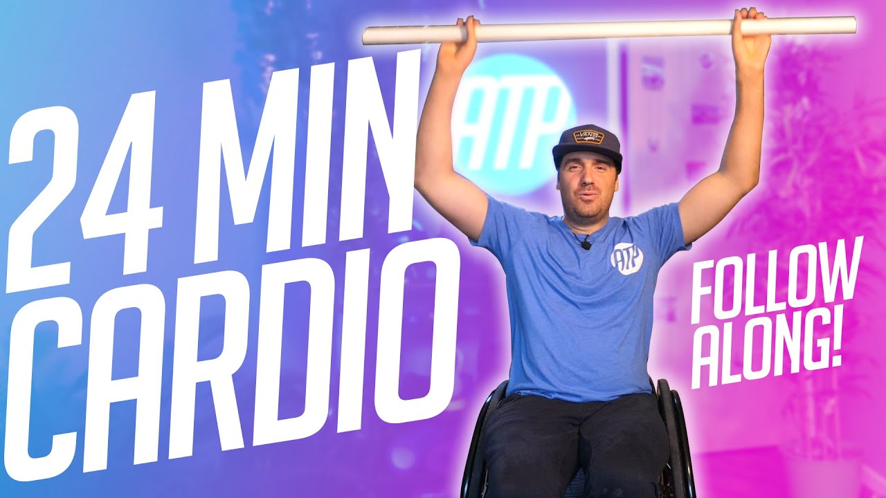 Tough Wheelchair Cardio Workout // At Home!