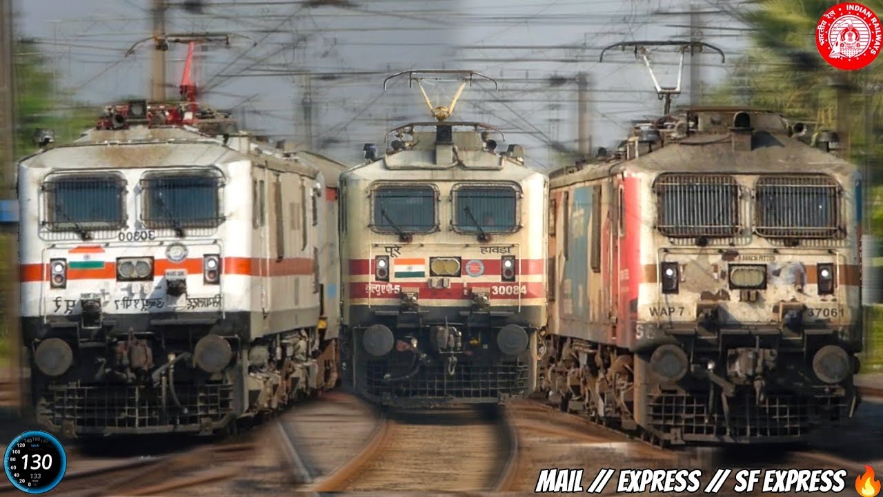 🔥 High Speed Corridor 130 Vs 110 Kmph Action PRATAP + DURANTO + SHATABDI Express 