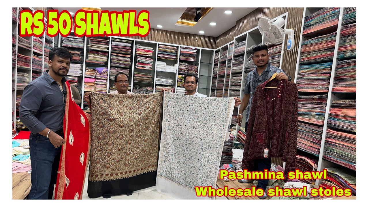 Rs50 Pure Pashmina shawl Kashmiri Embroidery Hemant Shawl. पश्मीना व कश्मीरी शाल ख़रीदे Ludhiana .