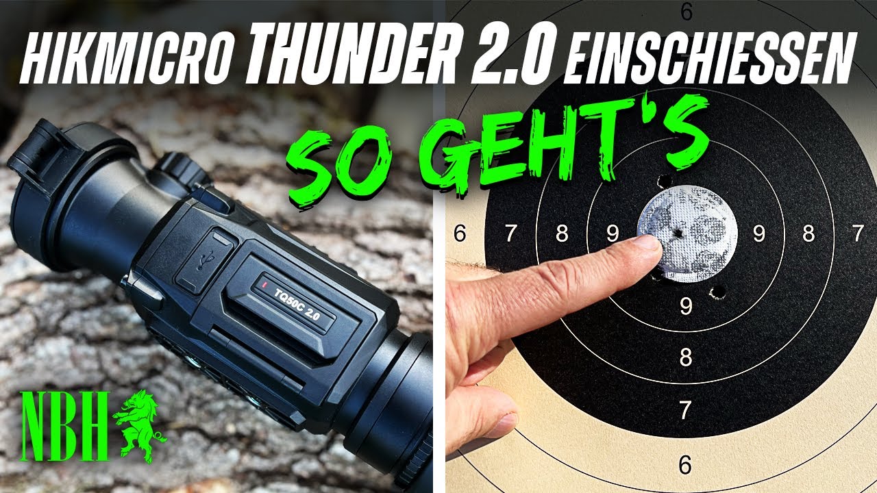 Perfekte Präzision: Einschießen vom Wärmebildvorsatzgerät Thunder 2.0 mit erfahrenen Büchsenmacher