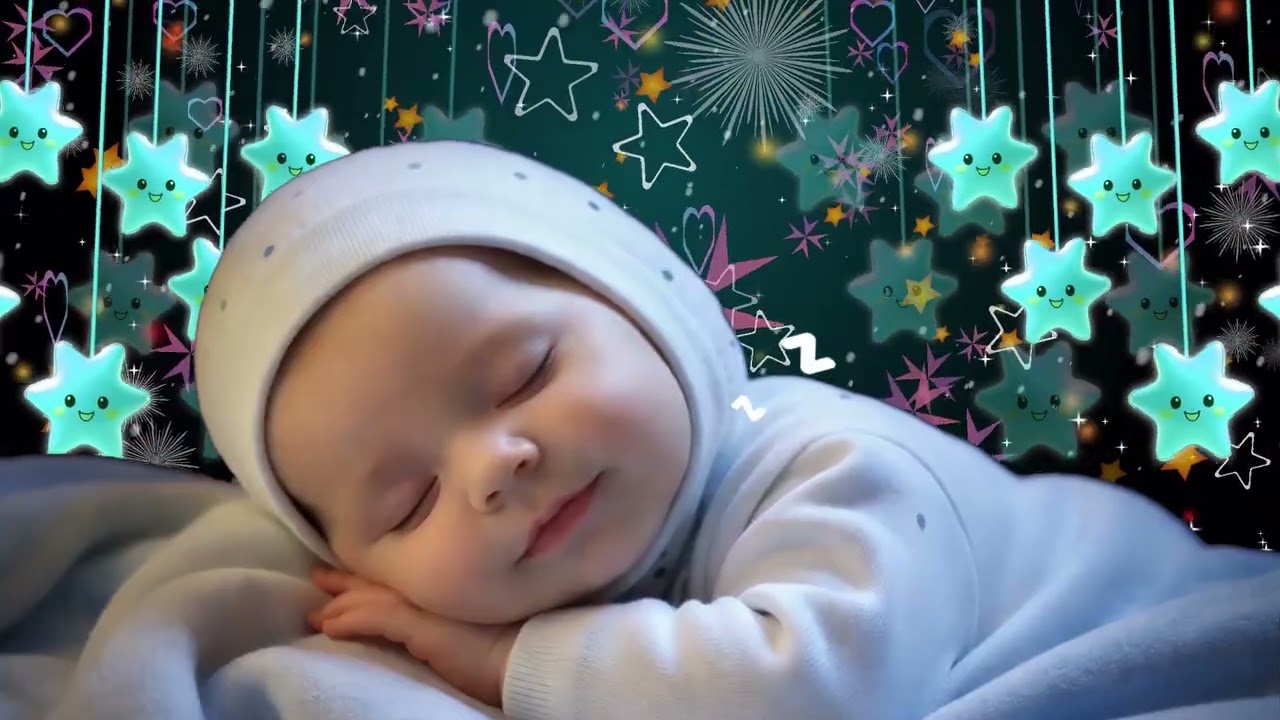 Baby Sleep Music🎵 Fall Asleep Instantly in 2 Minutes | Mozart & Brahms Lullabies for Insomnia Relief