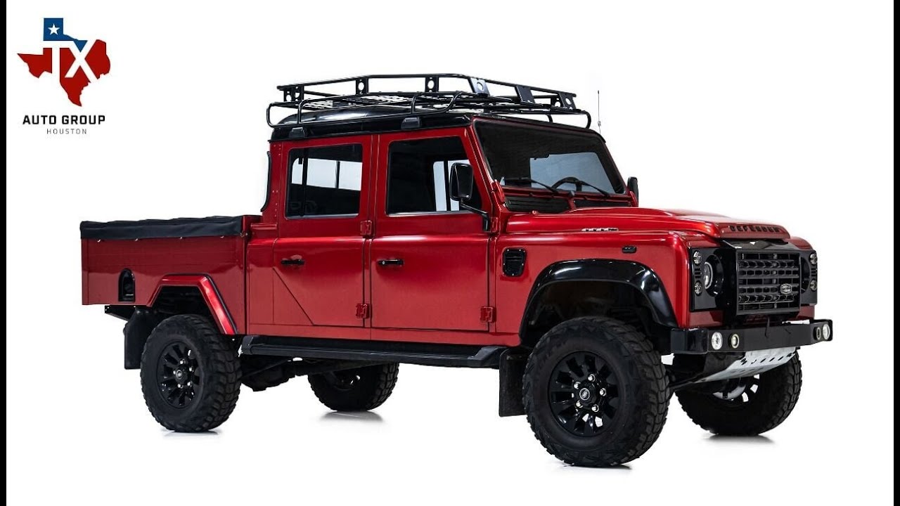 1997 Land Rover Defender Crew Cab 130 300TDI engine and R380 gear box Lifted 4X4 restored - For Sale