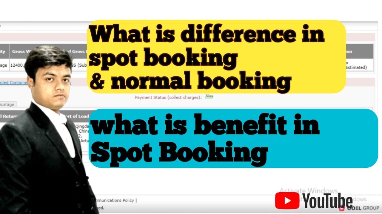 Difference in Spot booking & Normal booking || Import Export Business || Pravesh Shakya