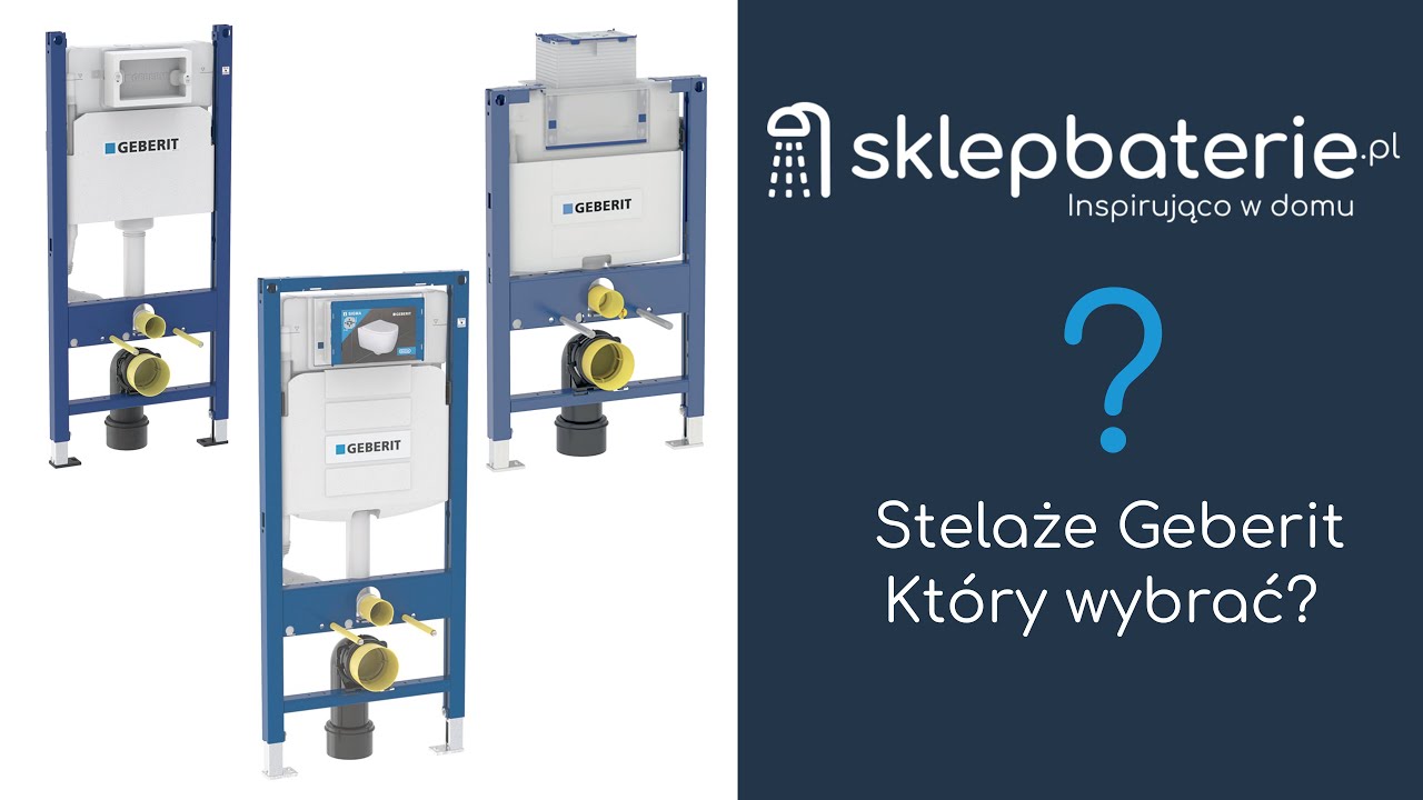 Porównanie stelaży podtynkowych Geberit Duofix Sigma / Omega / Delta - SklepBaterie.pl